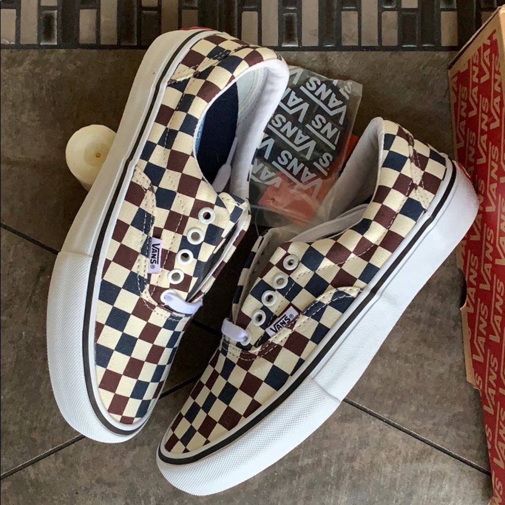 VANS ERA PRO MULTI CHECKER DRESS BLUE WMNS - Picture 15 of 16